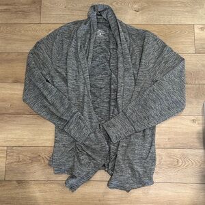 Women’s Nike Yoga Draped Cardigan - Gray - size 3XL